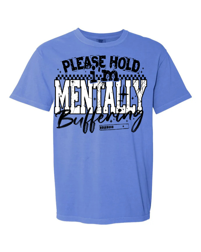Mentally Buffering short sleeve tee