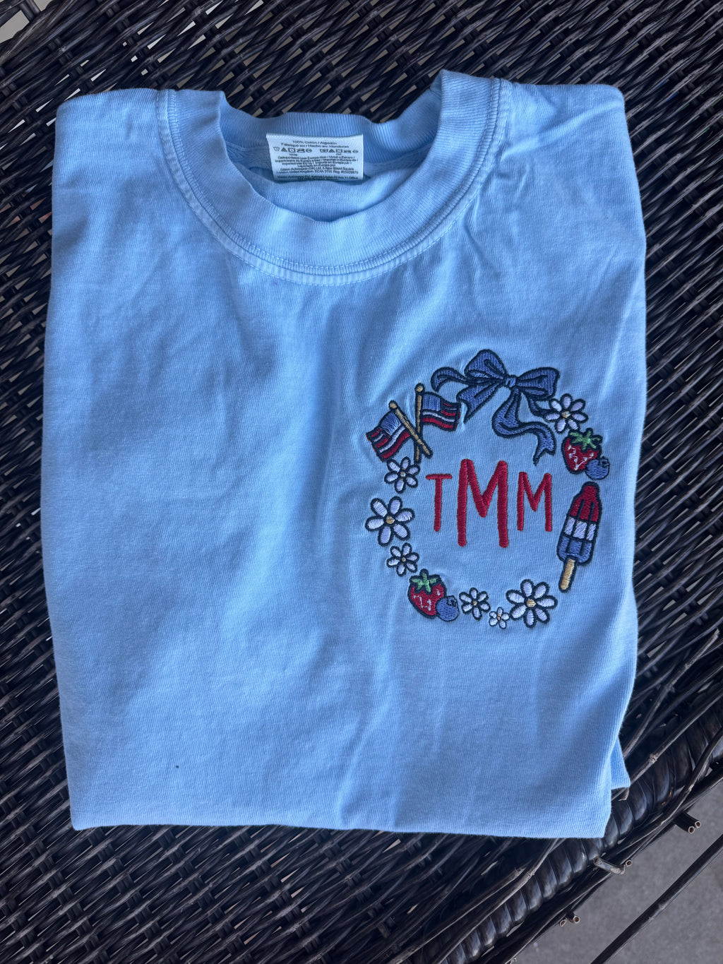 Patriotic Monogram short sleeve shirt