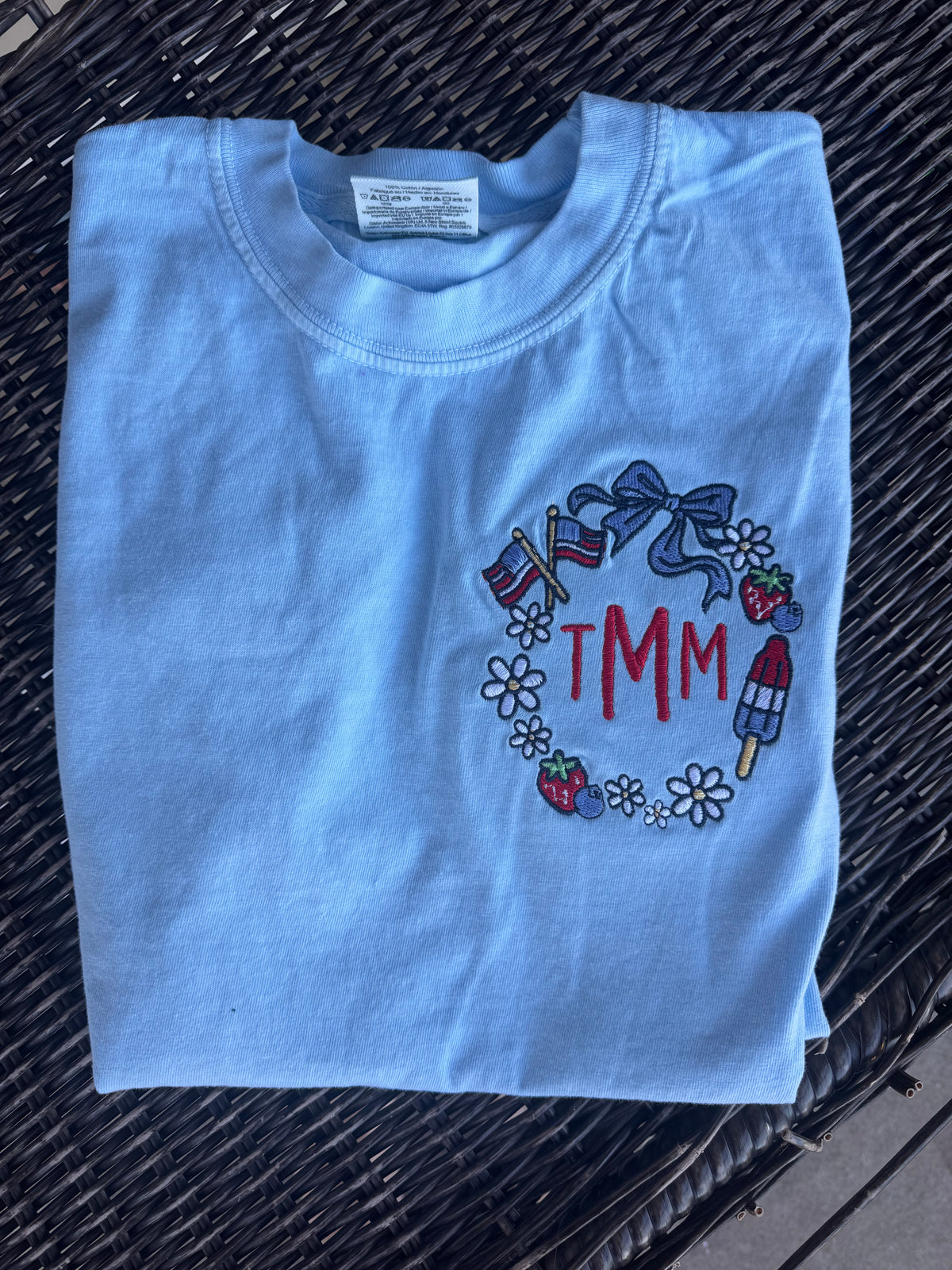 Patriotic Monogram short sleeve shirt