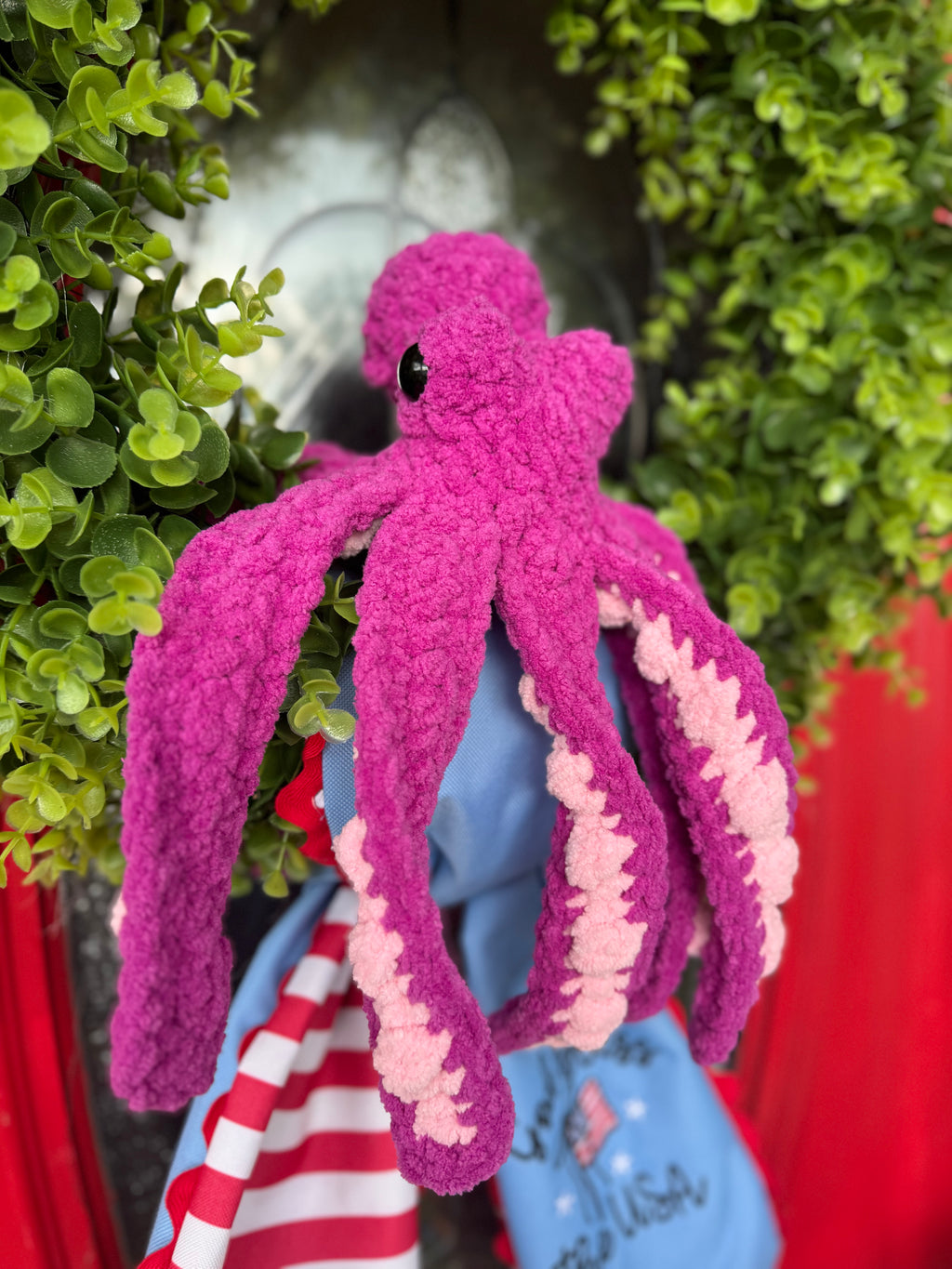 Octopus crochet plush
