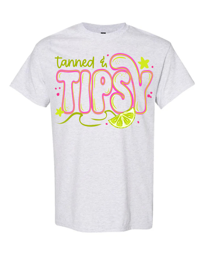 Tanned and Tipsy short sleeve shirt