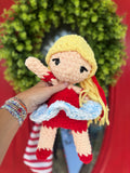 Patriotic Doll crochet plush