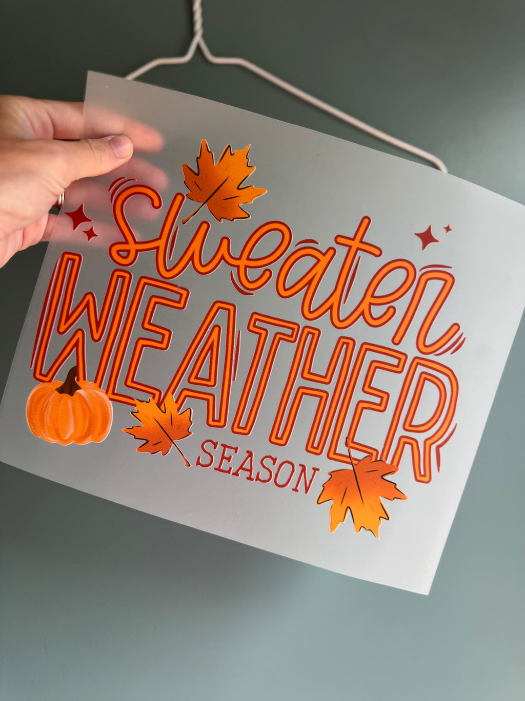 Sweater weather shirt