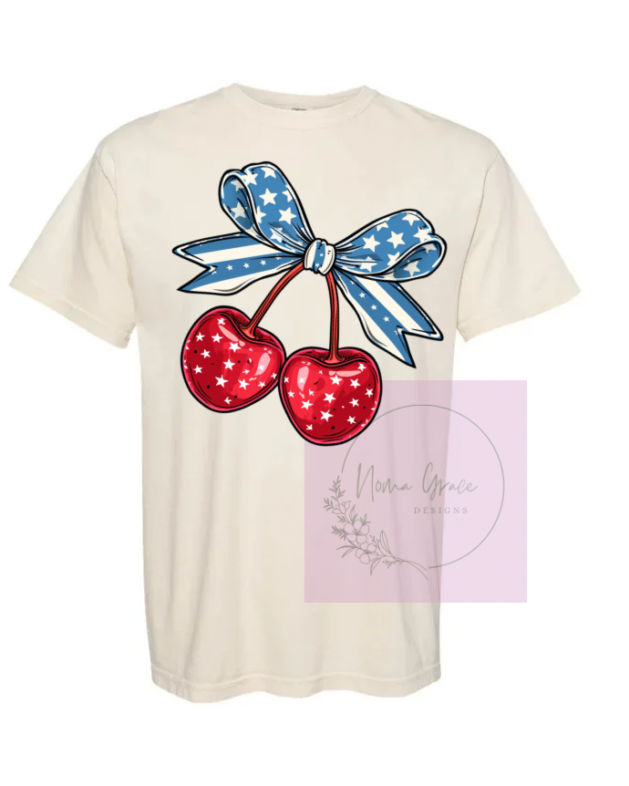 Cherry short sleeve shirt