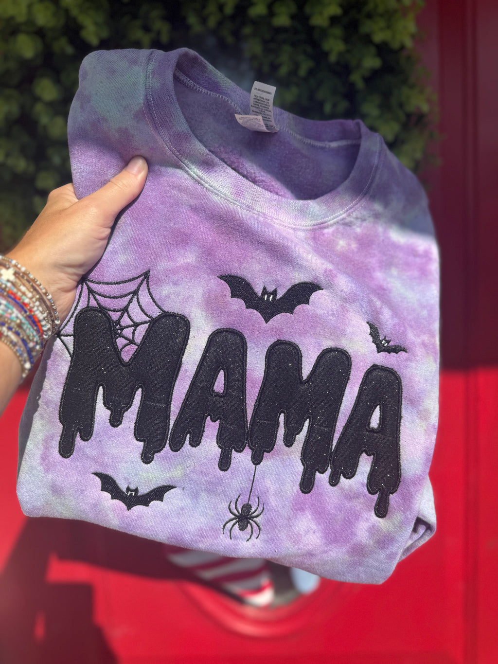 Spooky Mama embroidered sweatshirt