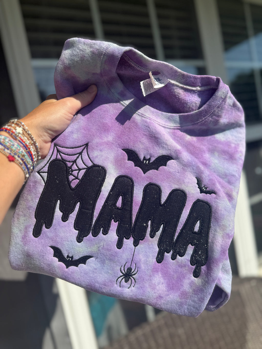 Spooky Mama embroidered sweatshirt