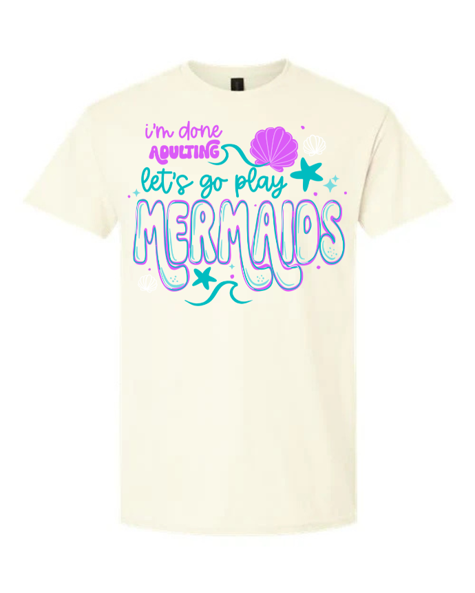Let’s play mermaids short sleeve shirt