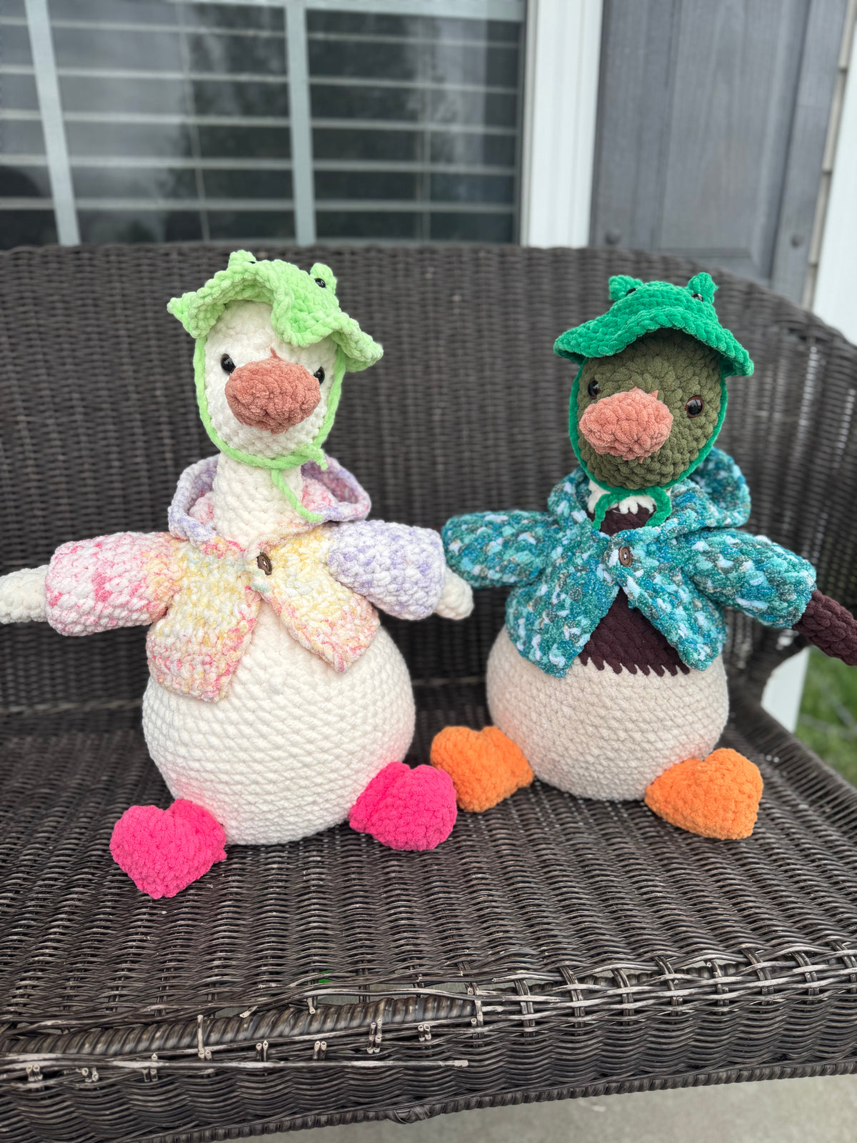 CUSTOM Porch Goose/Duck Crochet Stuffie
