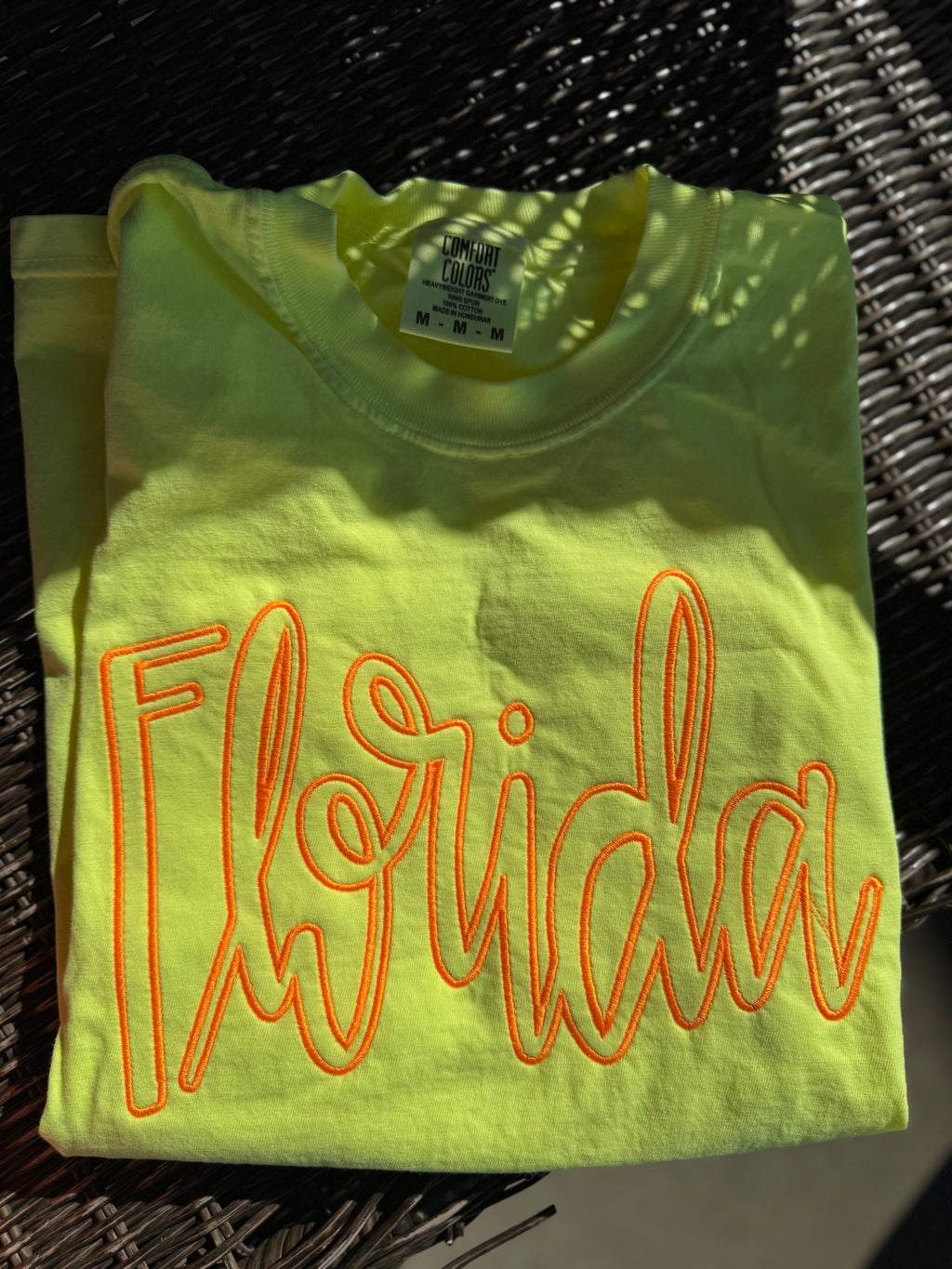 Florida Embroidered Short Sleeve Shirt