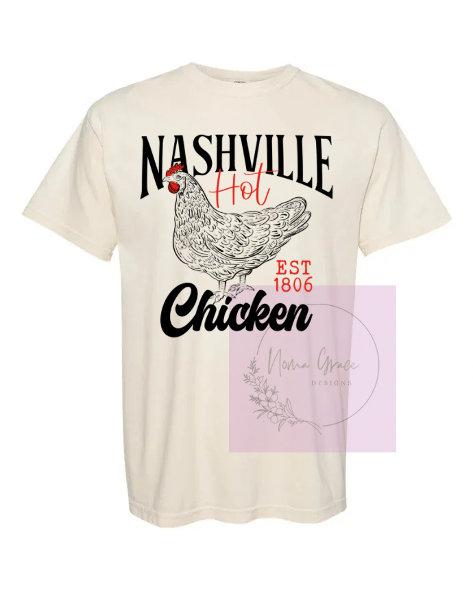 Nashville hot chicken short sleeve shirt
