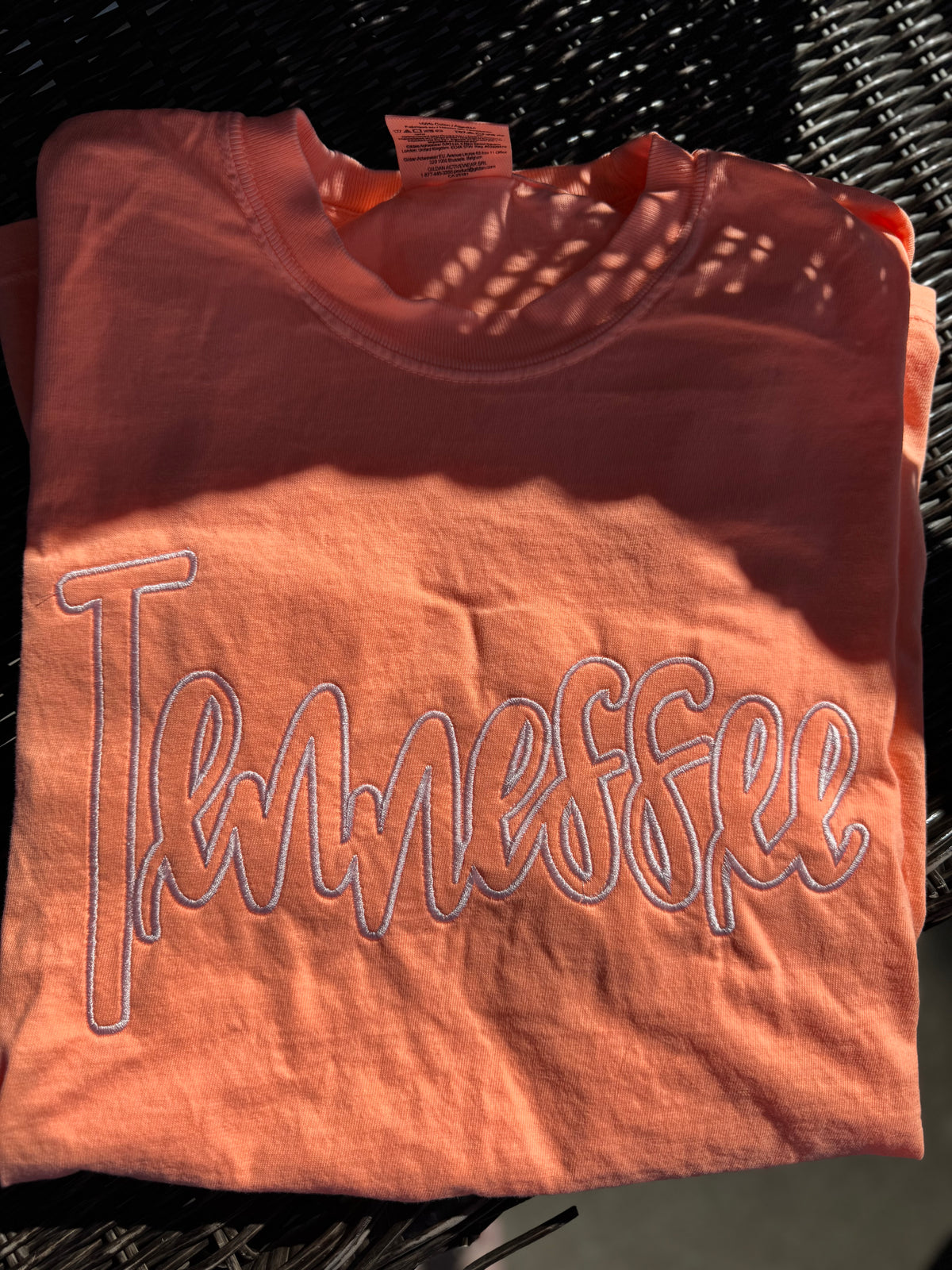 Tennessee Embroidered Short Sleeve Shirt