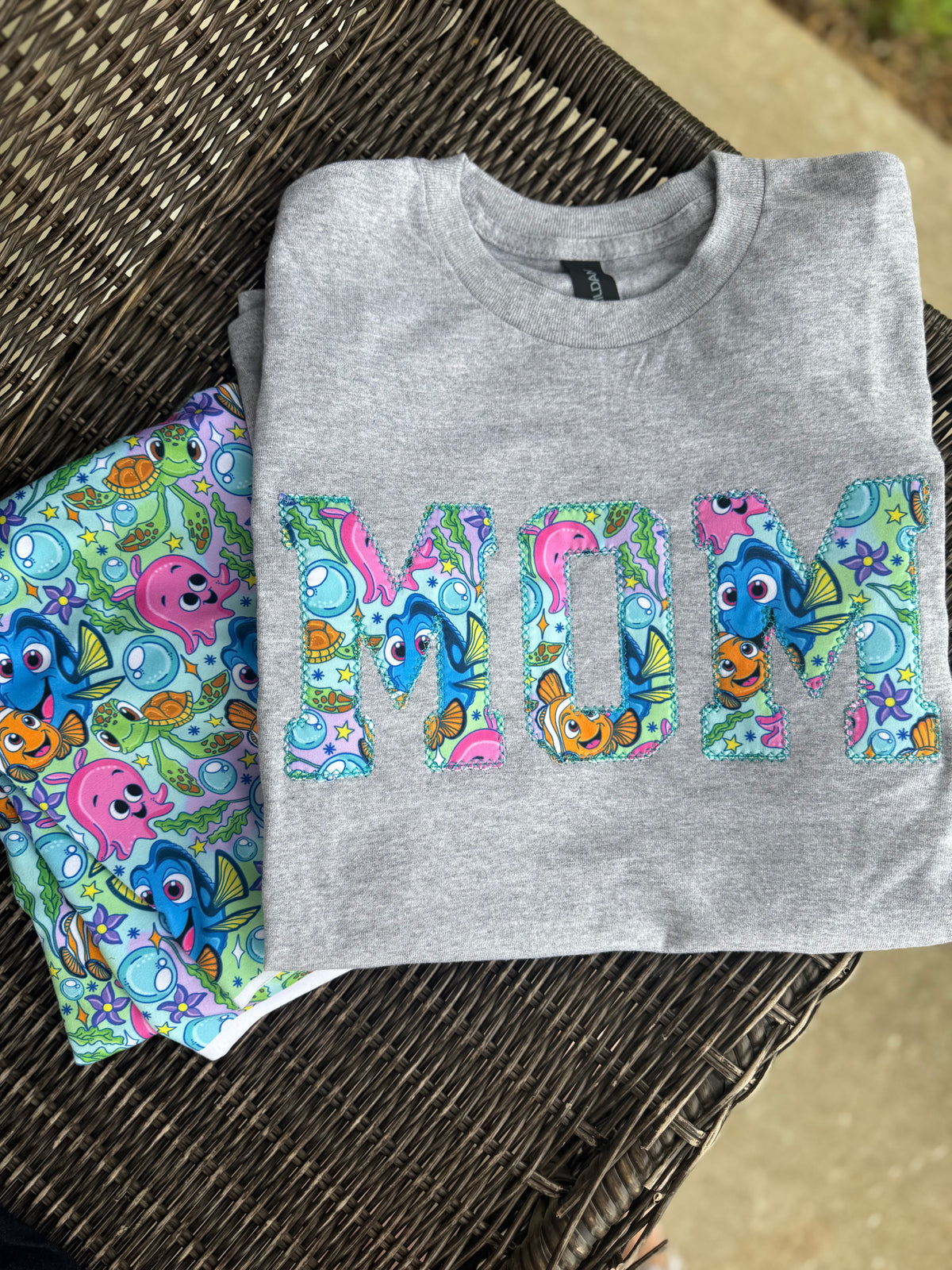 Custom Name Embroidered Appliqué Short Sleeve Shirt