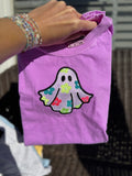 Ghost Embroidered Short Sleeve Shirt