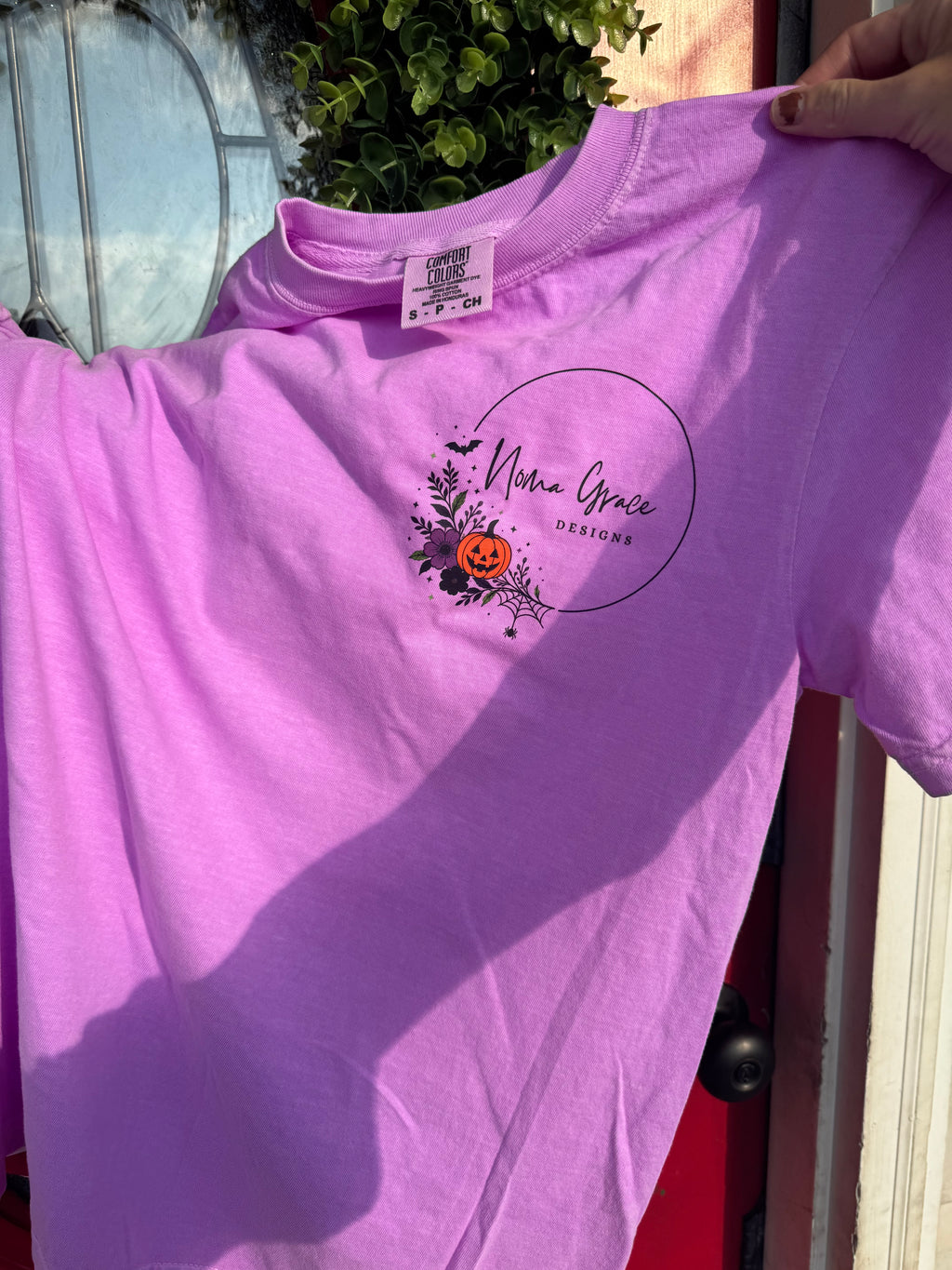Noma Grace Designs Halloween small business short sleeve shirt