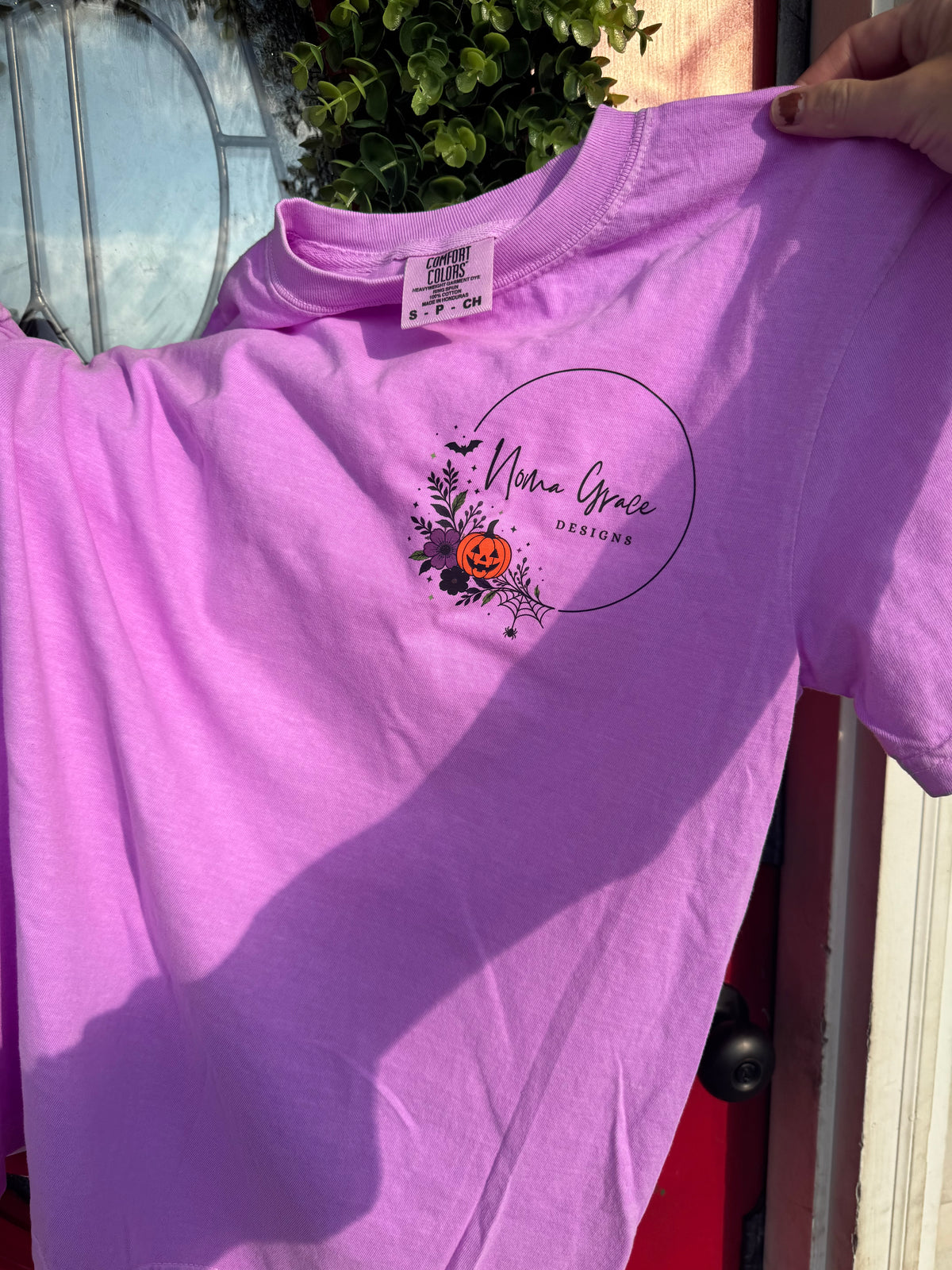 Noma Grace Designs Halloween small business short sleeve shirt
