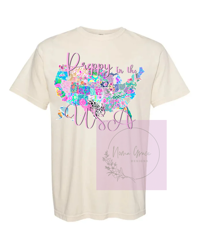 Preppy in the USA short sleeve shirt