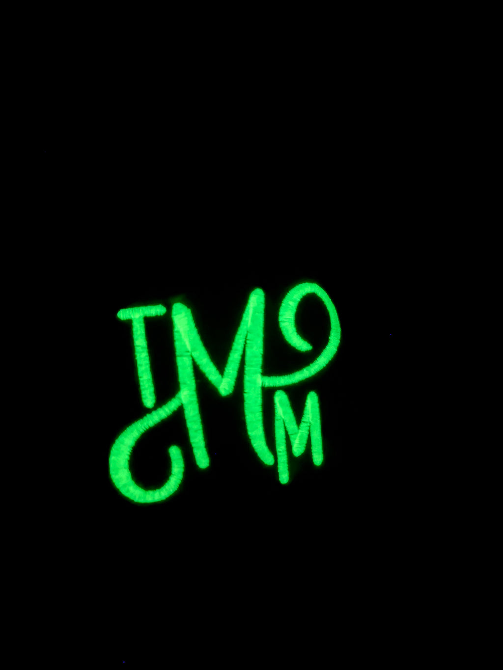 GLOW Spooky Monogram embroidered sweatshirt