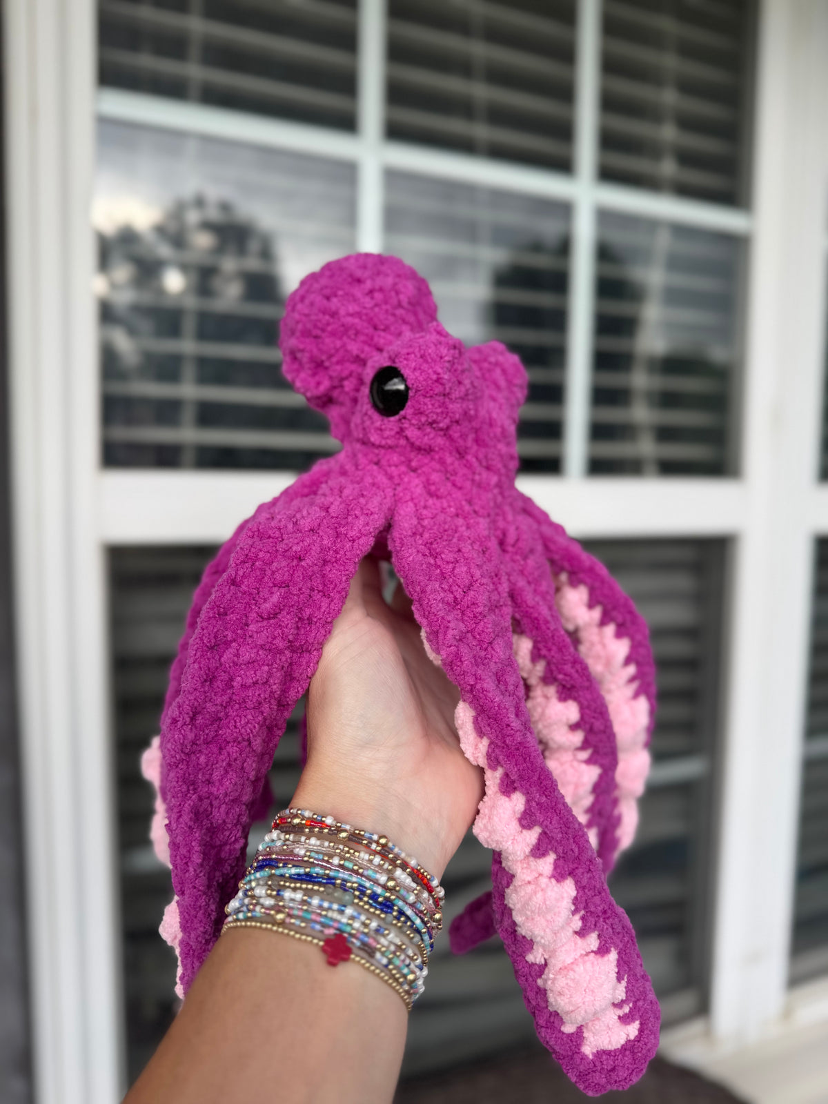 Octopus crochet plush