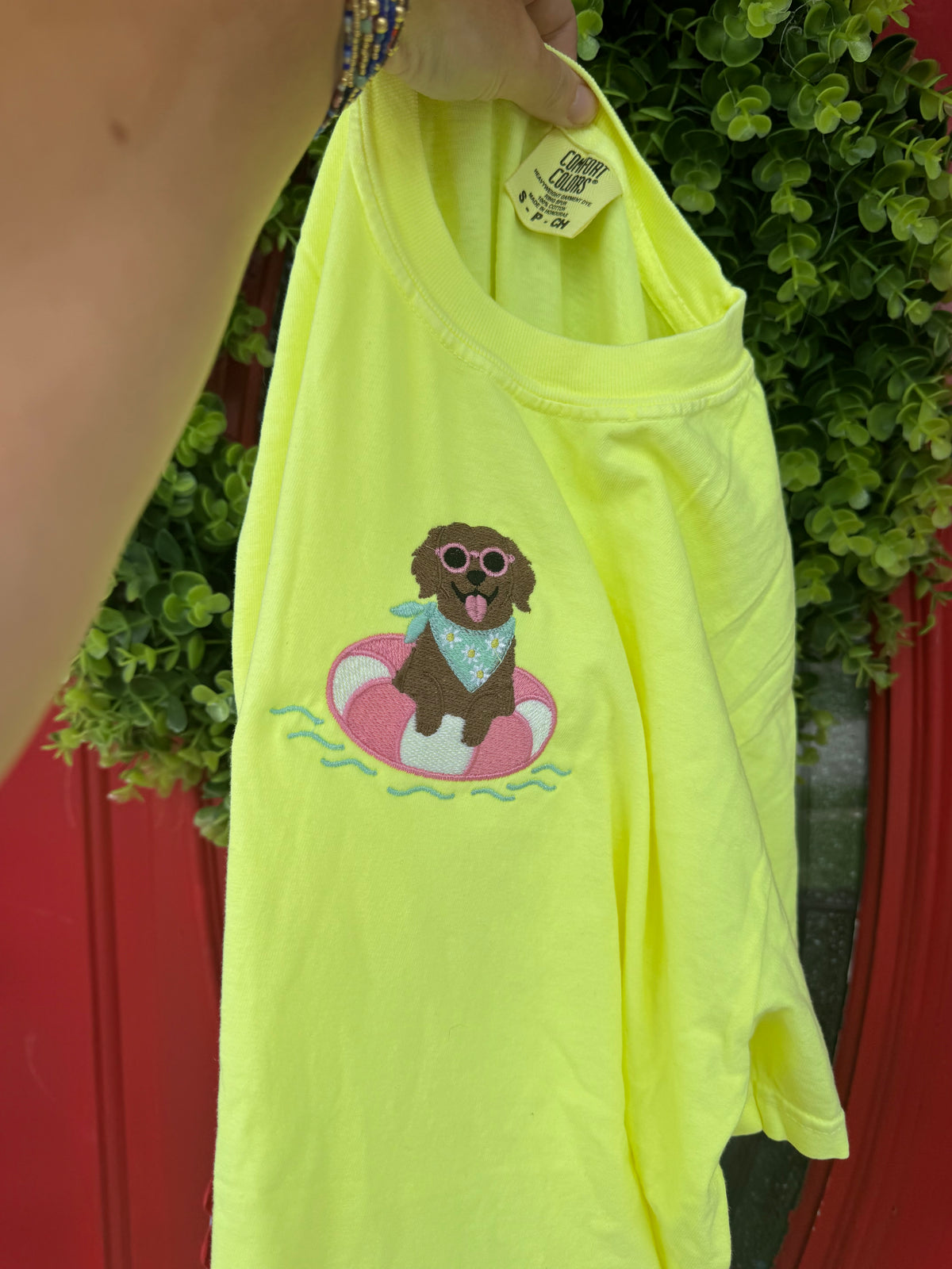 Swimming Pup short sleeve shirt