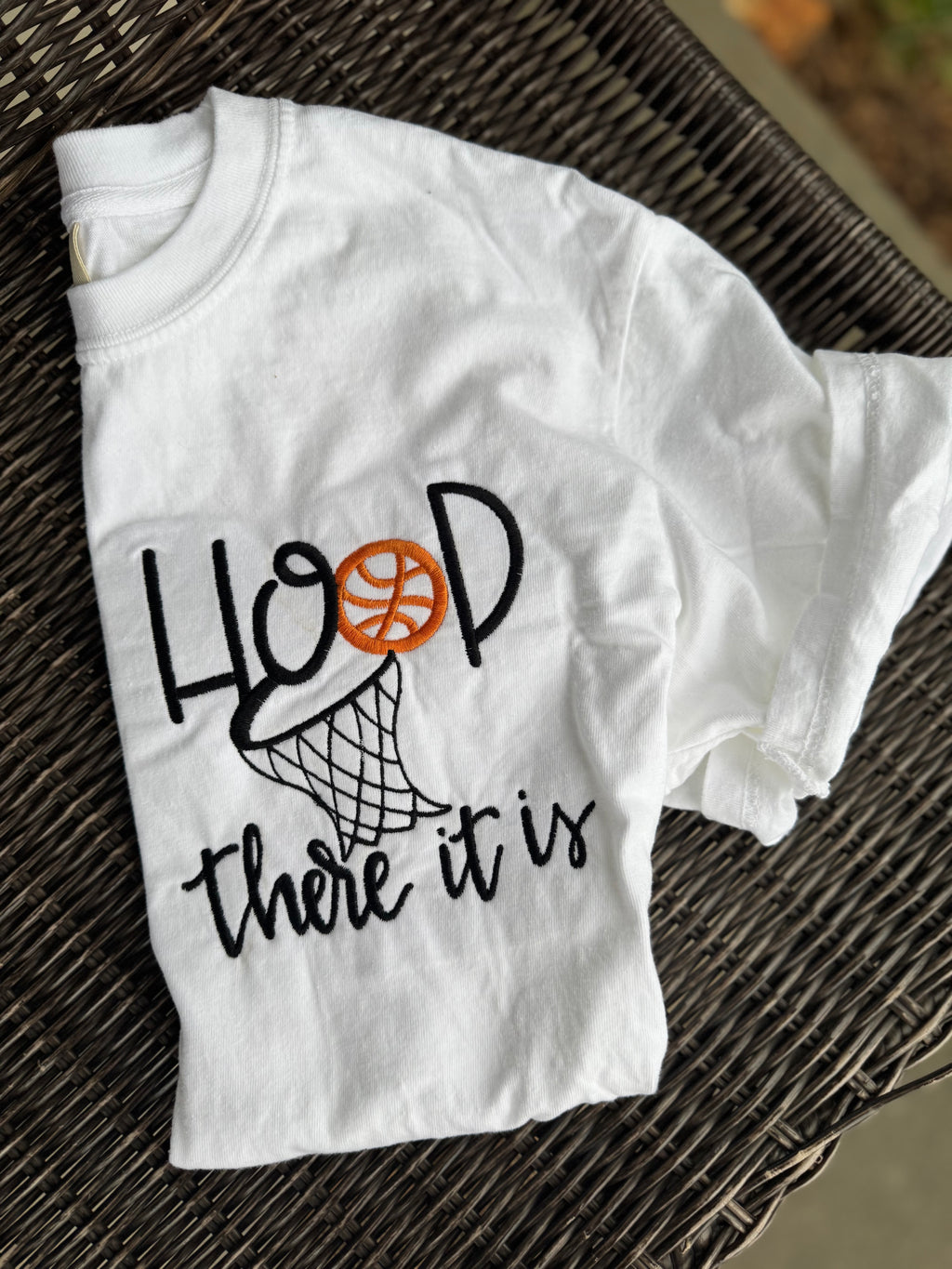 Hoop There it is Embroidered Short Sleeve Shirt