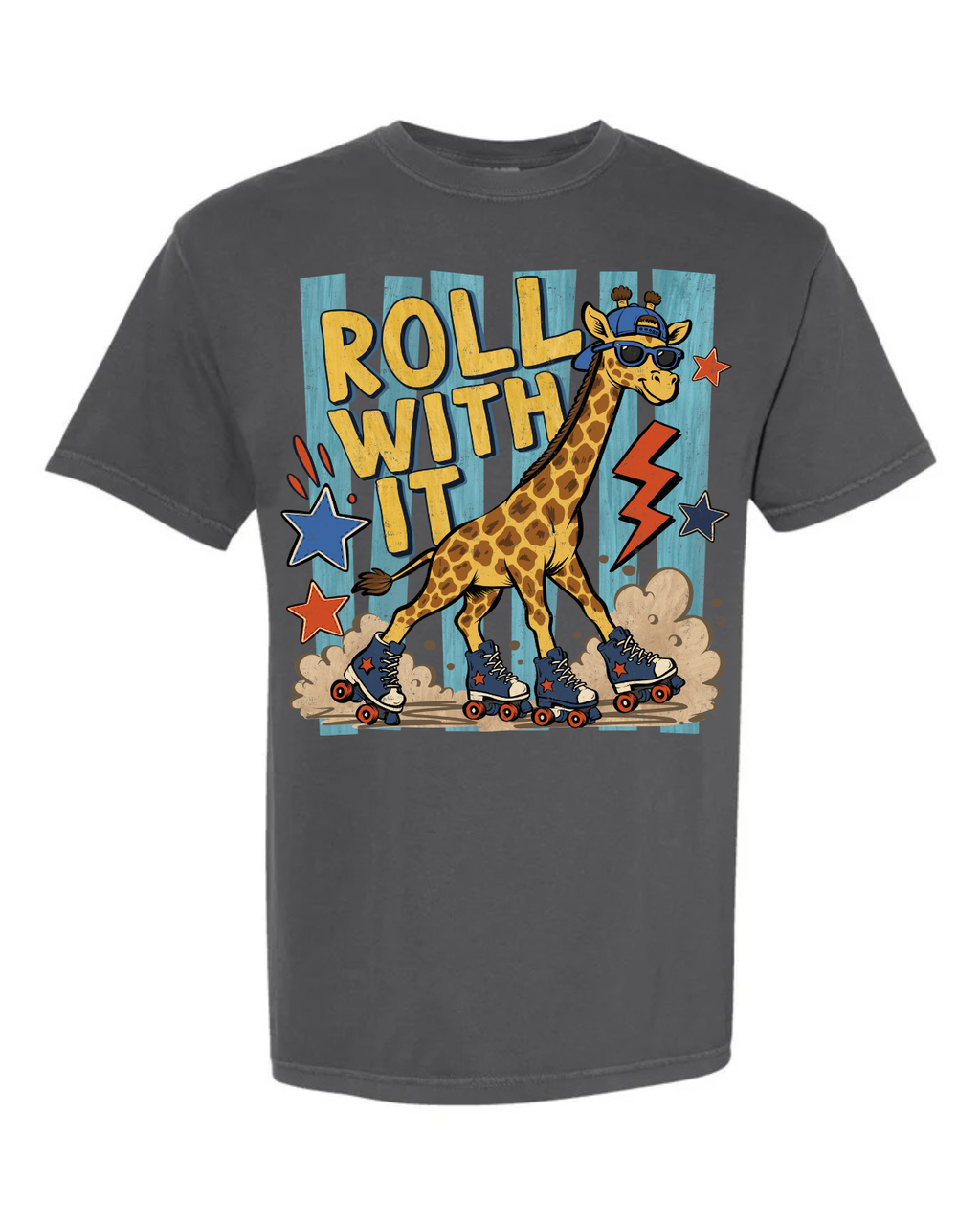 Roll with it short sleeve tee