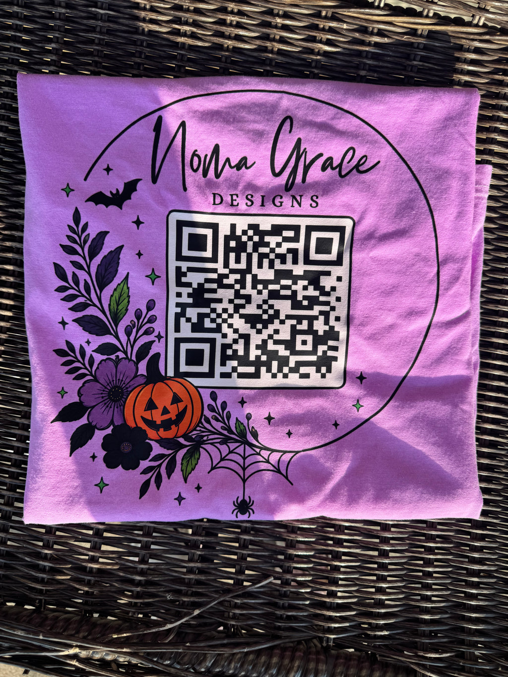 Noma Grace Designs Halloween small business short sleeve shirt