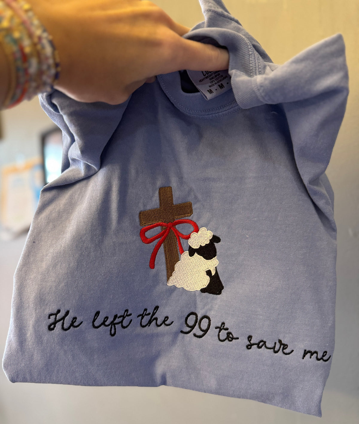 He left the 99 Embroidered Short Sleeve shirt
