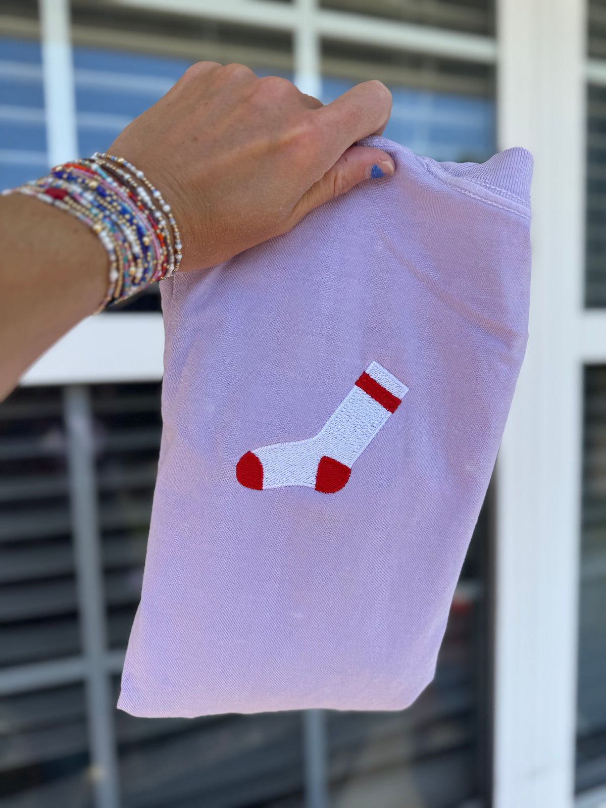 Monsters embroidered tee