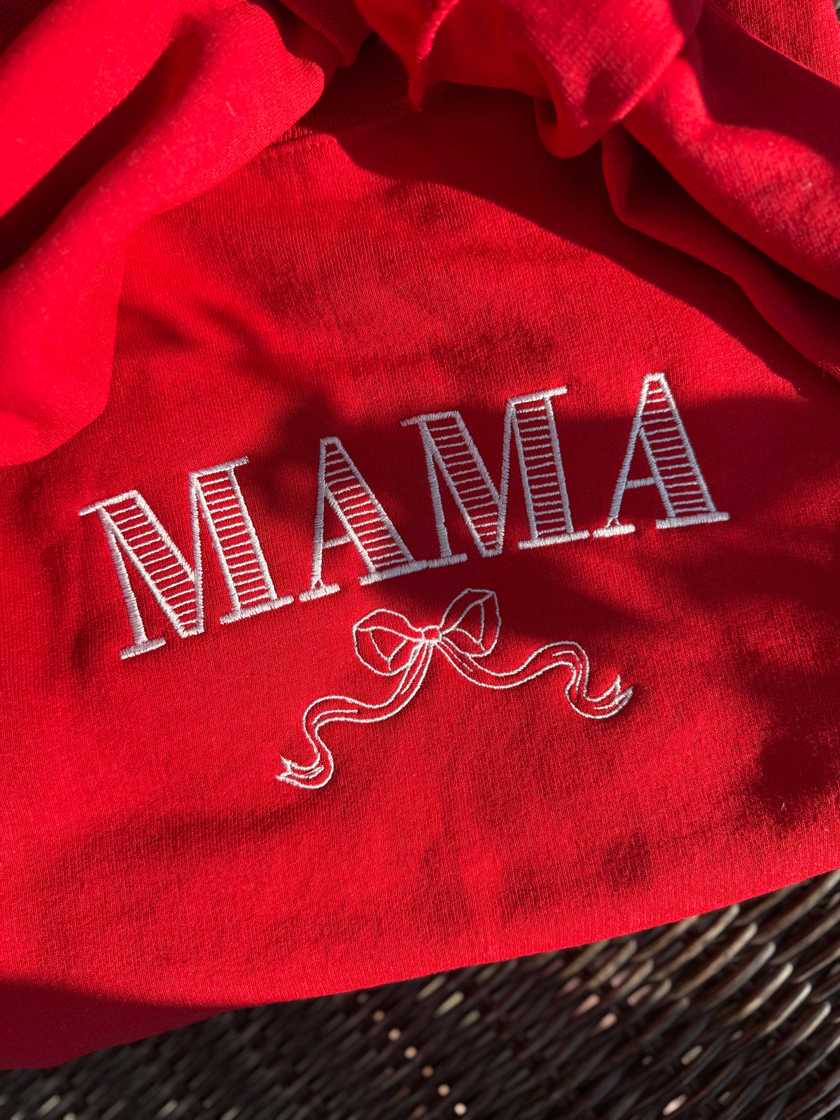 Mama Embroidered Sweatshirt