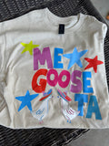 Me Goose Ta short sleeve shirt on Gildan Sand