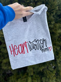 Heart Warrior Mama short sleeve shirt