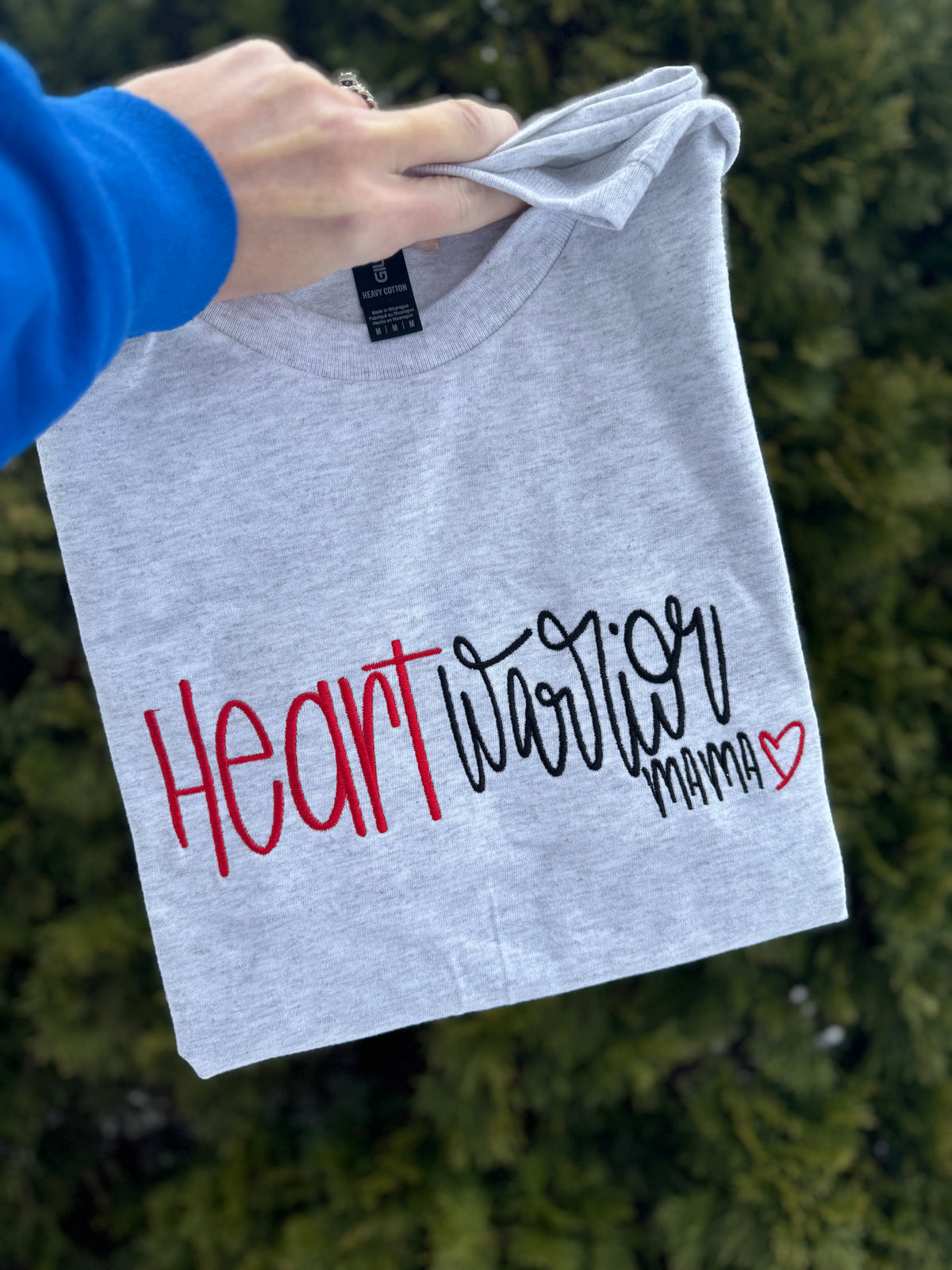 Heart Warrior Mama short sleeve shirt