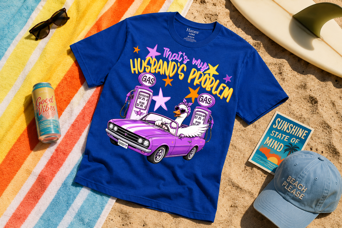 Husbands problem short sleeve shirt