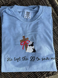 He left the 99 Embroidered Short Sleeve shirt