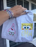 Best Friend Bundle Monogram Embroidered Tee