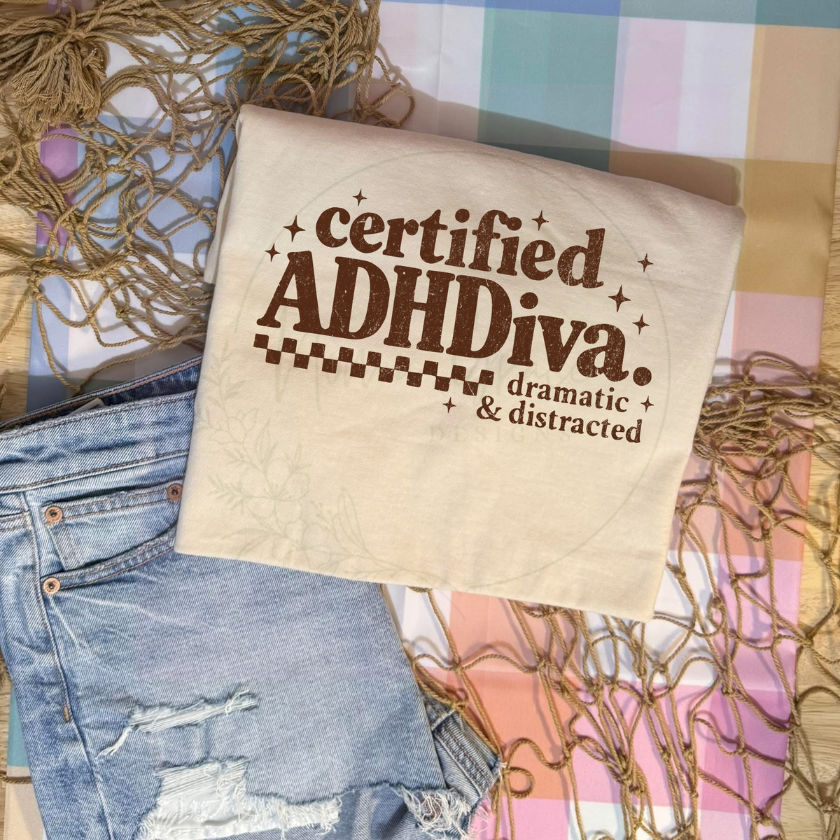 Certified ADHDiva short sleeve tee