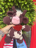 Cow crochet plush