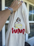 Princess monogram embroidered tee