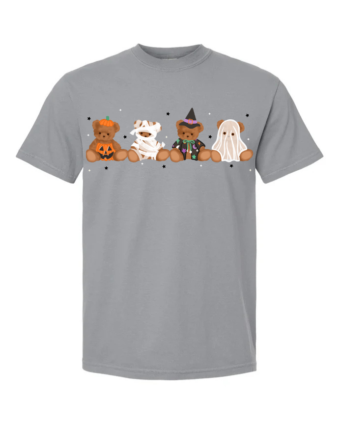 Halloween Teddies short sleeve tee