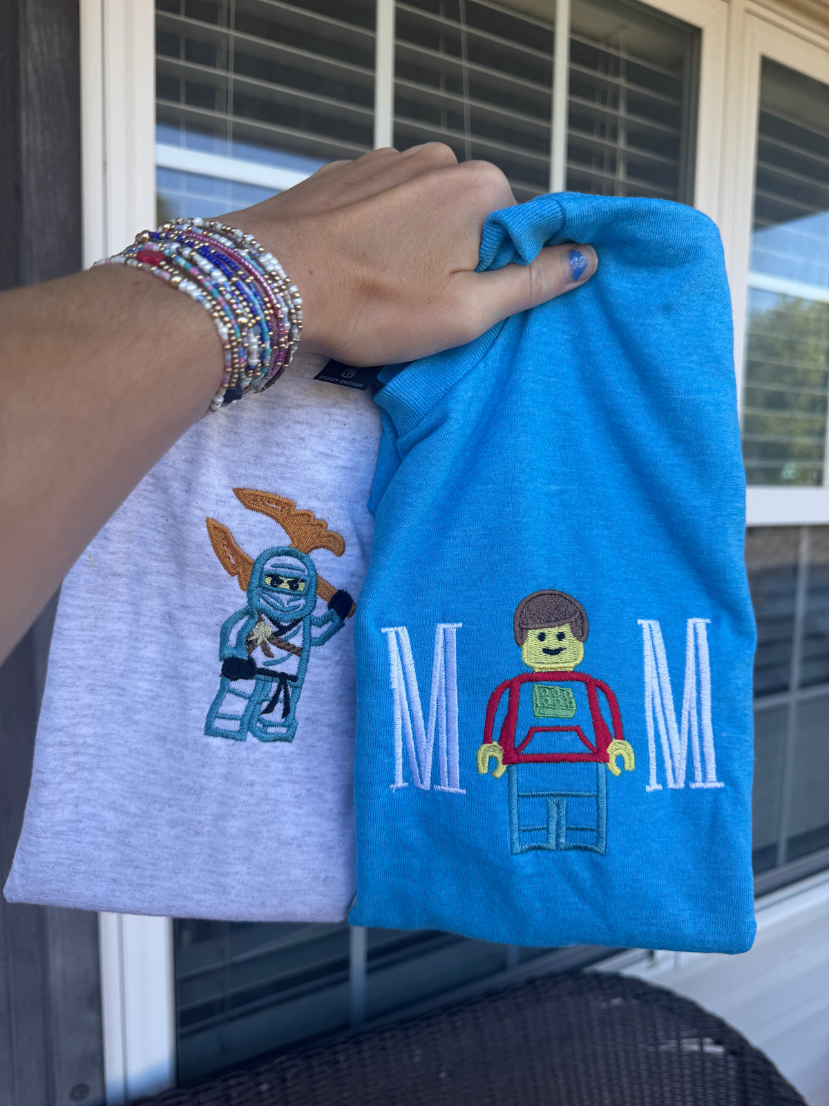 Bricks Duo Bundle Monogram Embroidered Tee
