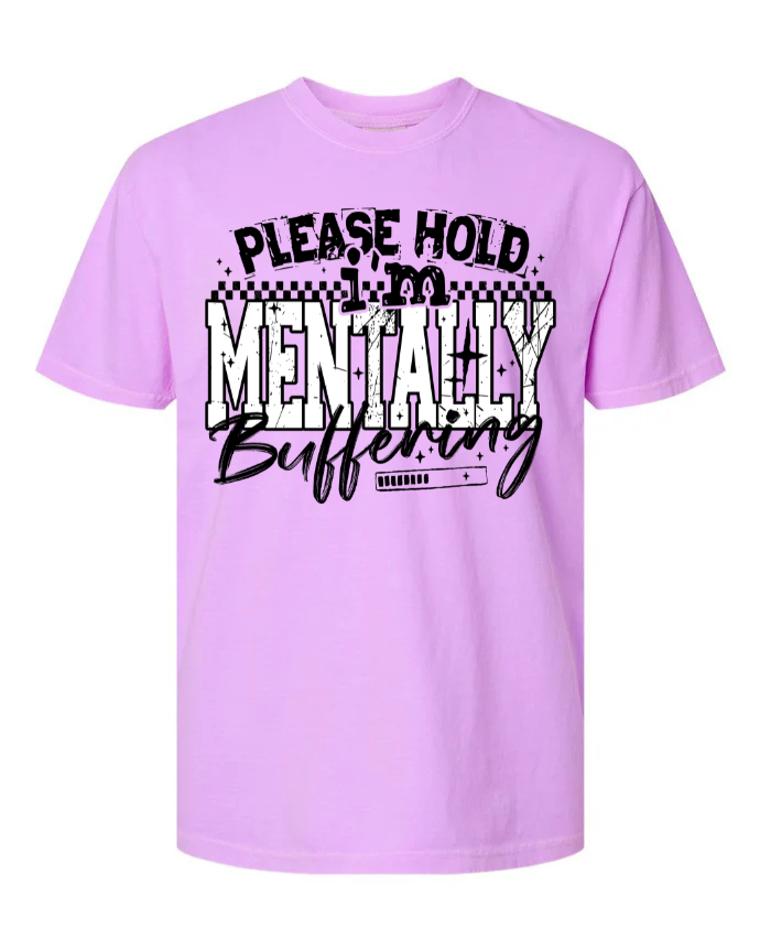 Mentally Buffering short sleeve tee