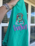 Princess monogram embroidered tee