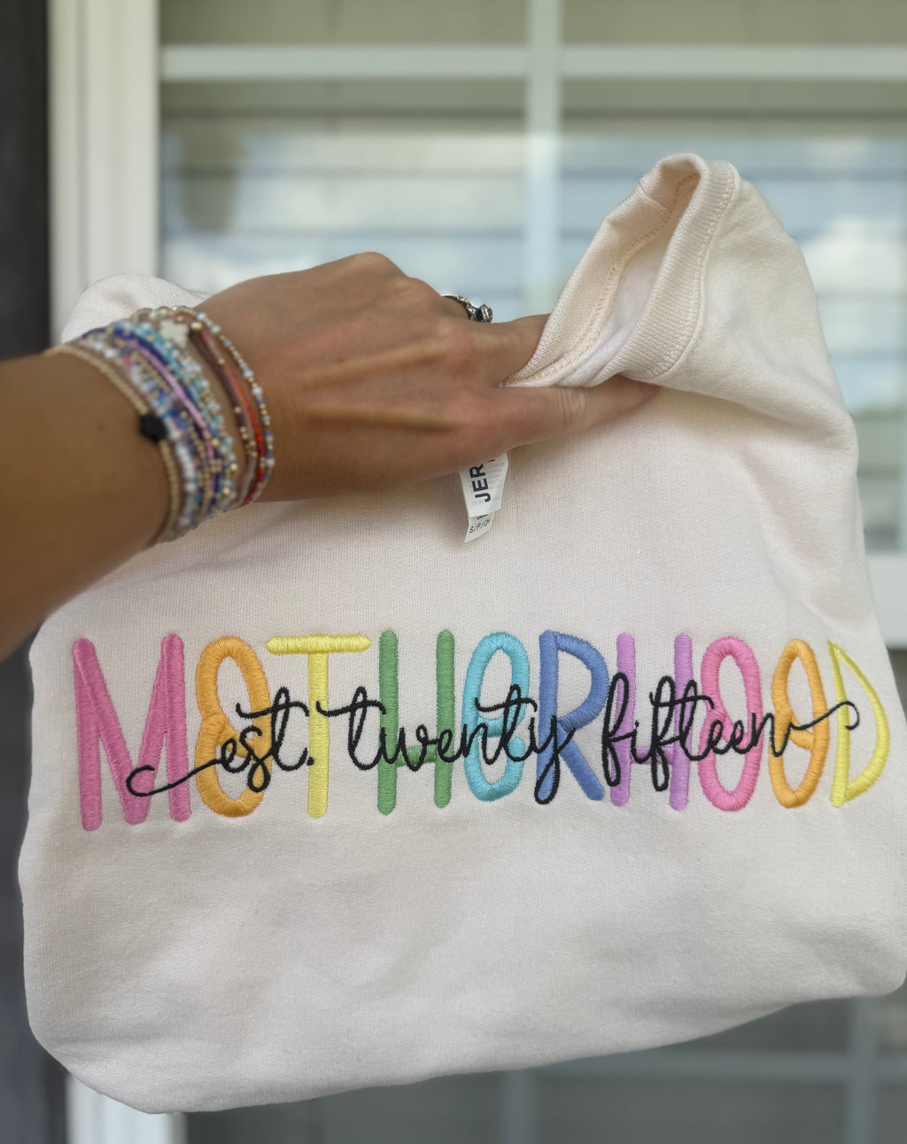 CUSTOM Colorful Name sweatshirt