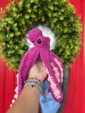 Octopus crochet plush