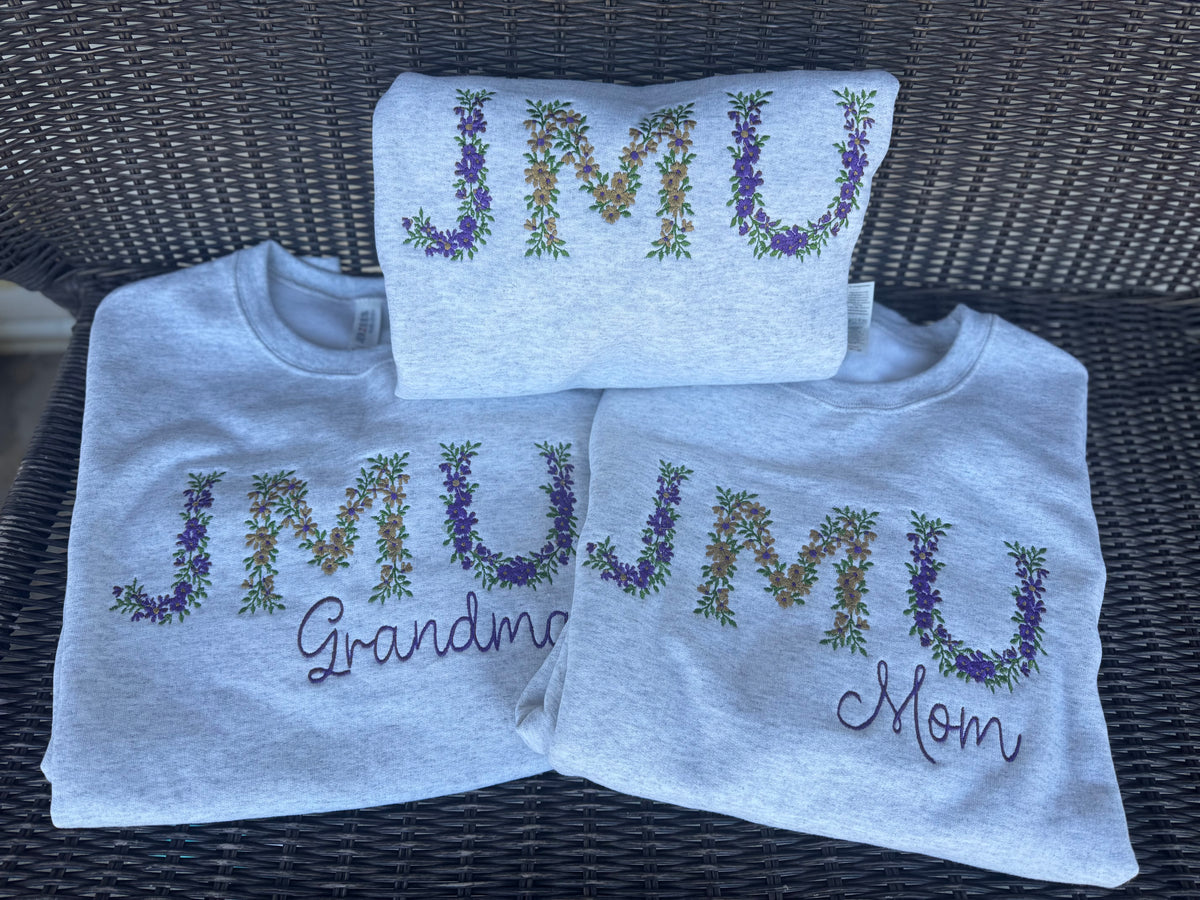Custom School Embroidered sweatshirt