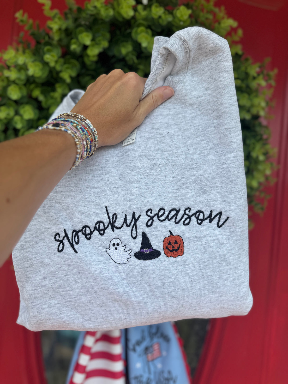 Spooky Season embroidered sweatshirt