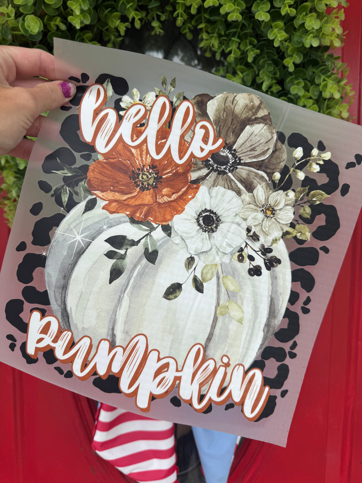 Hello Pumpkin short sleeve shirt