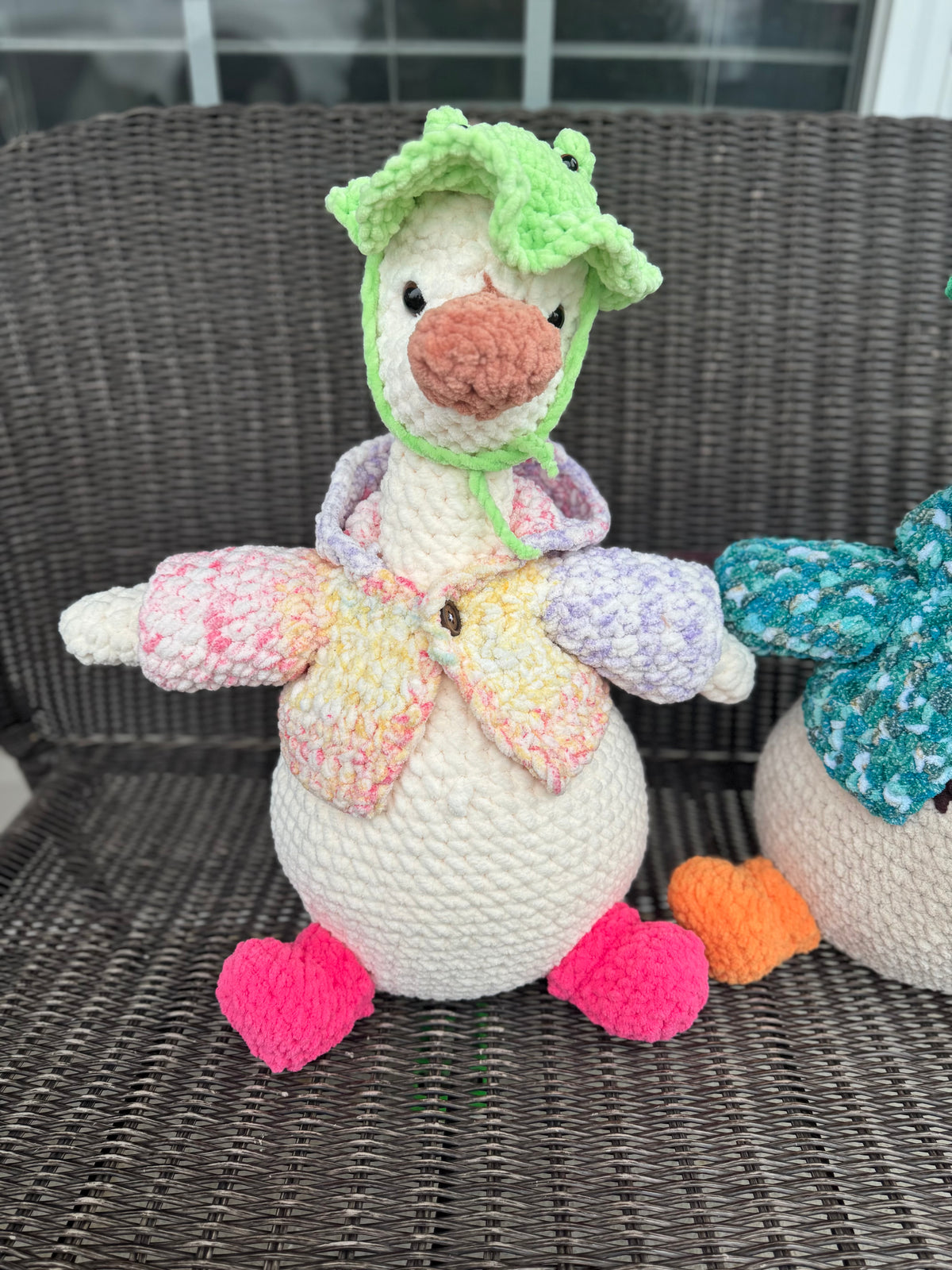CUSTOM Porch Goose/Duck Crochet Stuffie