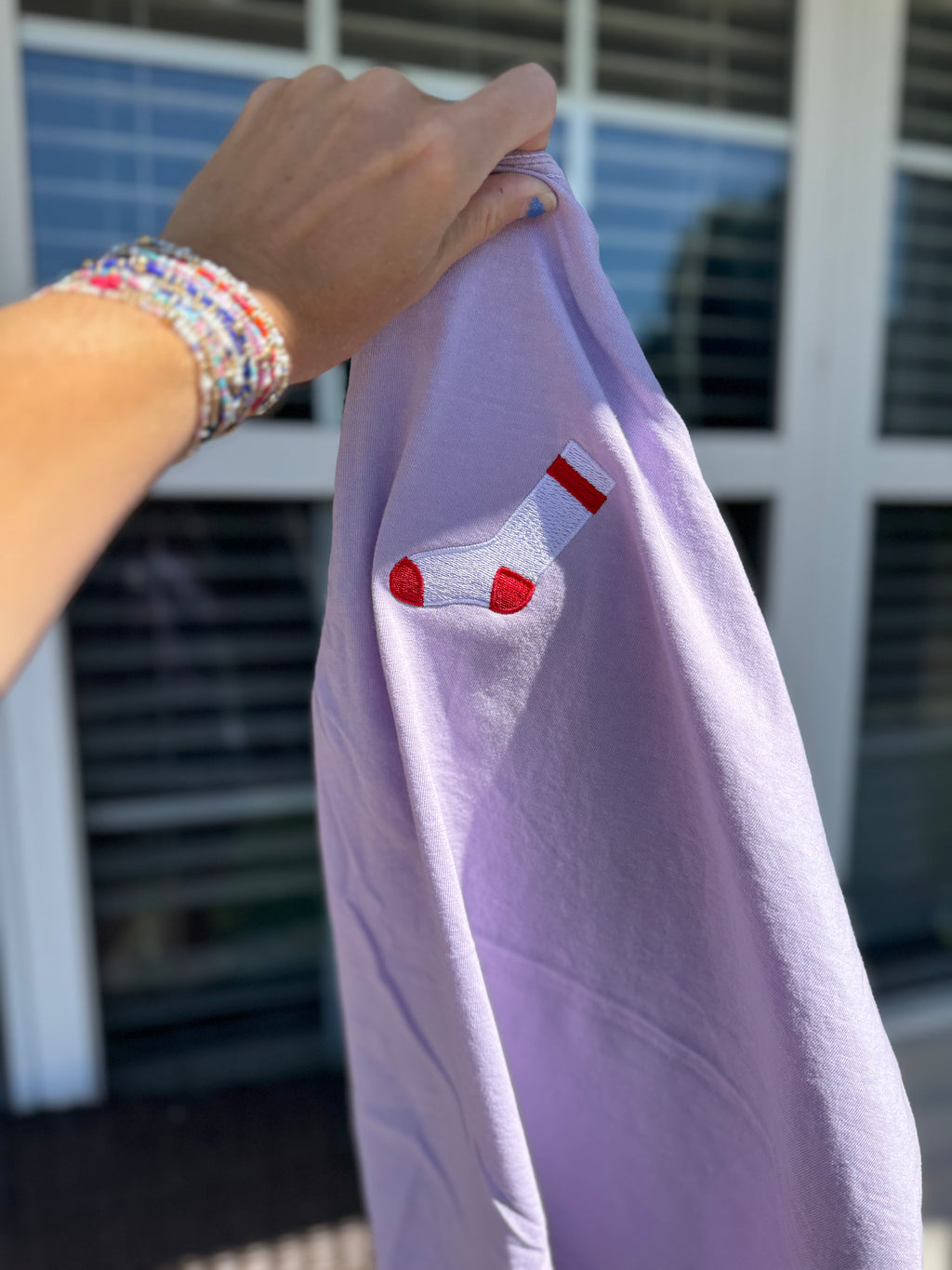 Monsters embroidered tee