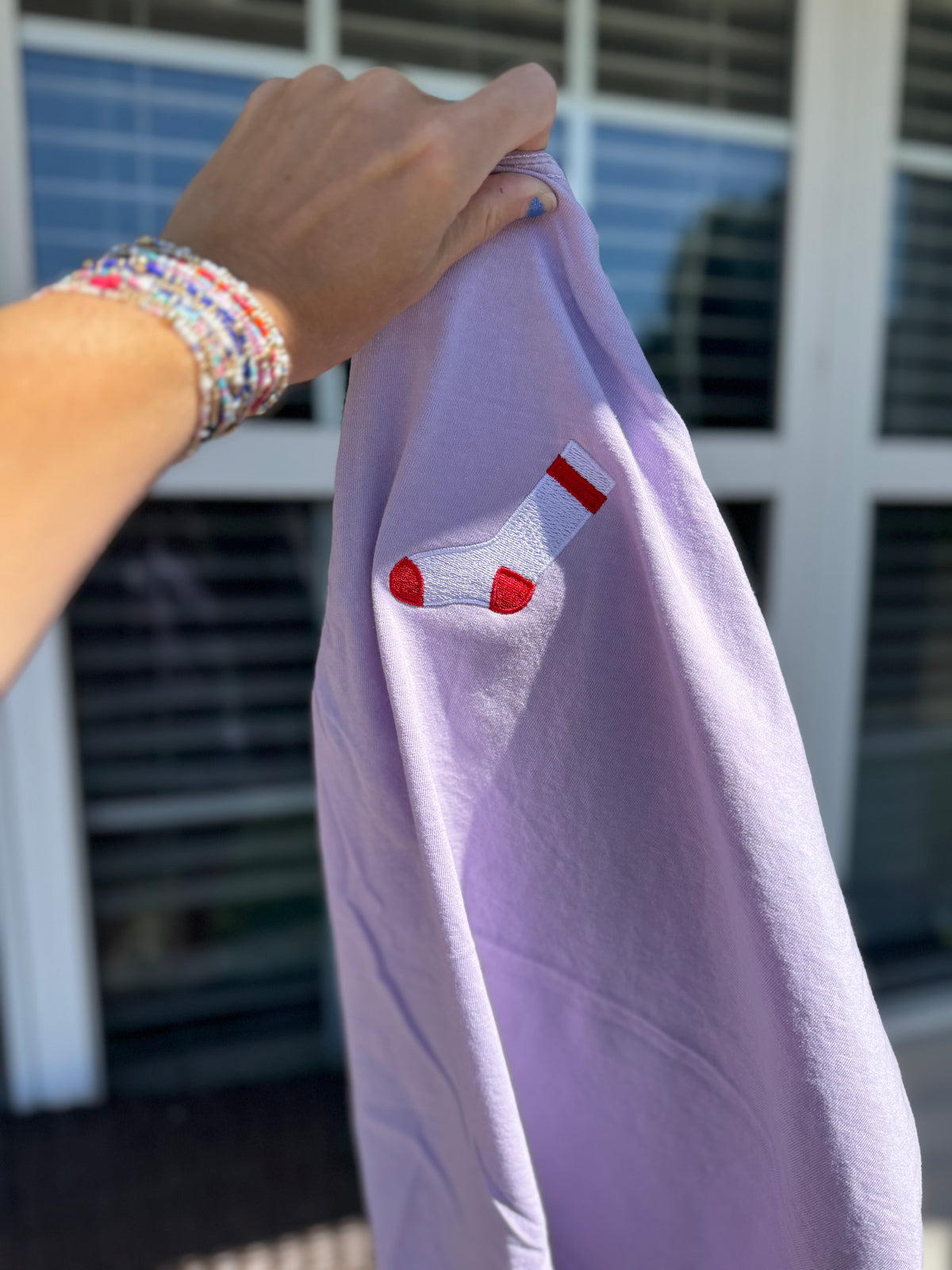 Monsters embroidered tee